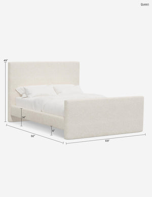 Halloway Platform Bed : Natural Linen Weave / Twin