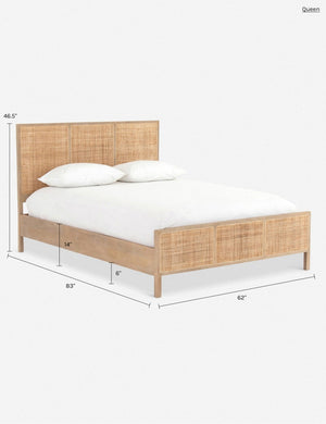 Hannah Platform Bed : Russet / Queen