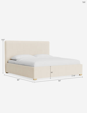Johnson Bed : Sky Blue Classic Velvet / Full