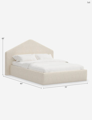 Katcher Platform Bed : Blue Tonal Stripe / Twin