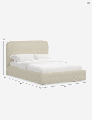 Nabiha Tall Platform Bed : Rose Vintage Velvet / Twin