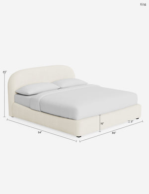 Neve Platform Bed by Aimee Song : Rust Classic Velvet / Queen