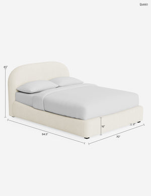Neve Platform Bed by Aimee Song : Rust Classic Velvet / Queen