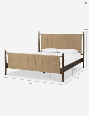Richard Platform Bed by Amber Lewis x Four Hands : Natural Rush / Queen