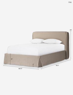 Wyndham Platform Bed by Amber Lewis x Four Hands : Dune / King