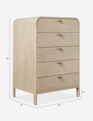 Brooke 5-Drawer Dresser : Black
