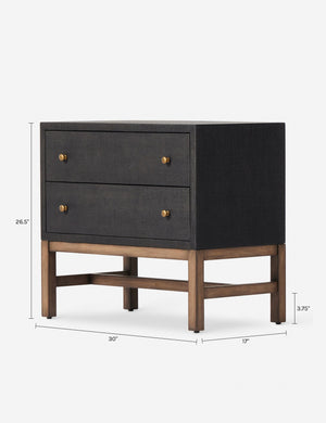 Darina Nightstand : Black