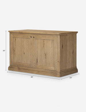 Dumont Cabinet by Amber Lewis x Four Hands : Worn Oak