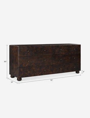 Open Box: Hobbes Dresser, Dark Brown : Default Title