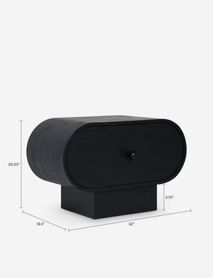 Laughlin Nightstand by Sarah Sherman Samuel : Black