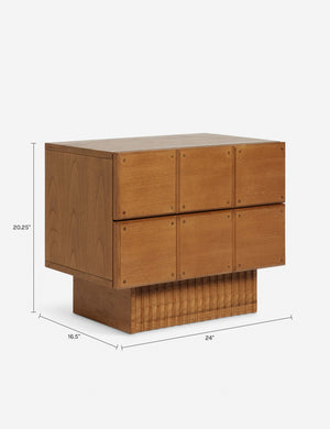 Lee Nightstand by Sarah Sherman Samuel : Russet