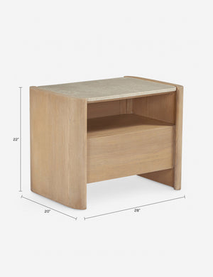 Open Box: Lindahl Nightstand, Natural