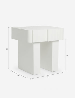 Merrit Nightstand by Sarah Sherman Samuel : Ivory