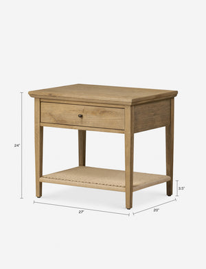 Mott Nightstand by Amber Lewis x Four Hands : Worn Oak