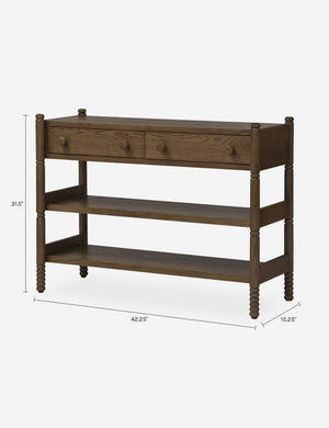 Perth Console Table : Brown