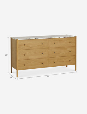 Philana Dresser : Honey Oak