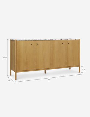 Philana Sideboard : Honey Oak