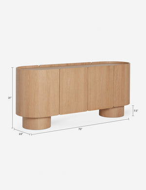 Raphael Sideboard : Honey Oak