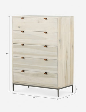 Rosamonde 5-Drawer Dresser : Natural