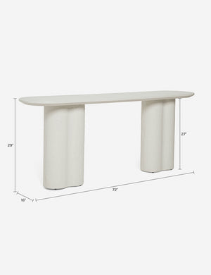 Tatia Console Table by Sarah Sherman Samuel : White