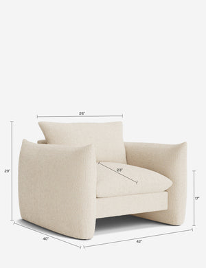 Banks Accent Chair : Rose Vintage Velvet