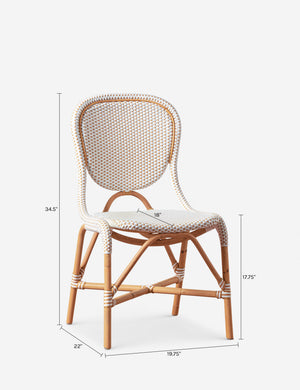 Sesina Outdoor Dining Chair : White