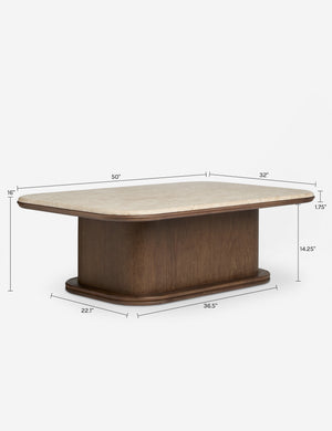 Danube Coffee Table : Cream Marble