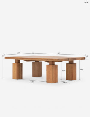 Wolo Coffee Table by Sun at Six : Cocoa / 48