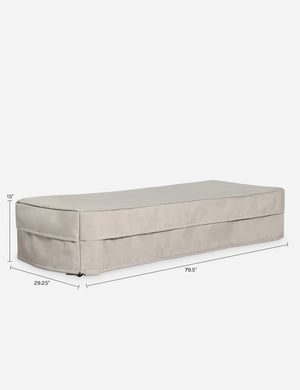 Gally Chaise Outdoor Furniture Cover : Tan