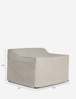Lanata Accent Chair Outdoor Furniture Cover : Tan