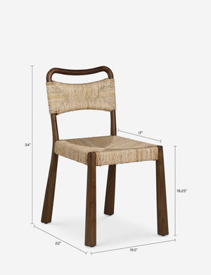 Mesquite Dining Chair by Élan Byrd : Smoked Oak