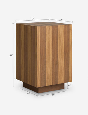Winston Side Table : Natural Stripe
