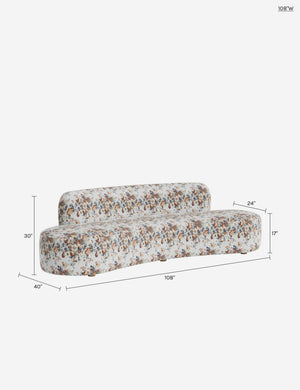 Cara Sofa : Talc Performance Linen / 108