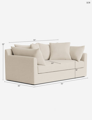 Cashel Sofa : Rose Vintage Velvet / 108
