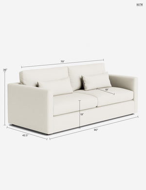 Durham Sofa : Army Performance Basketweave / 100
