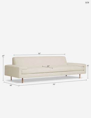 Estee Sofa : White / 72