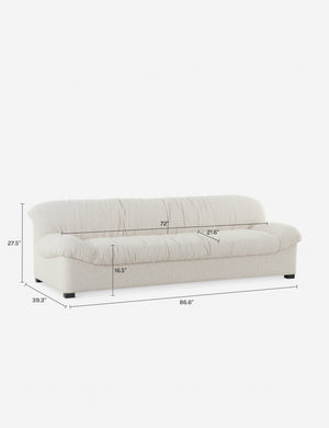 Hewitt Sofa : Ivory