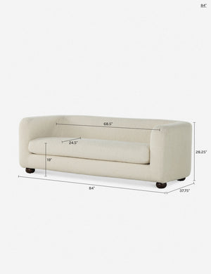Jorge Sofa : Camel Sheepskin / 84