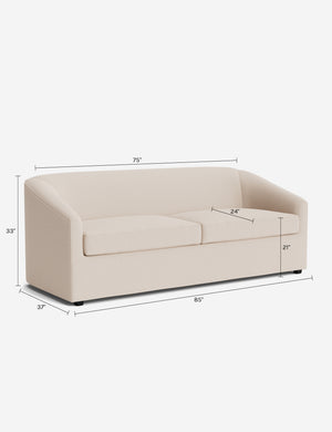 Landry Sleeper Sofa : Soapstone Perennials Rough n Rowdy