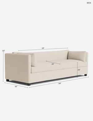 Lotte Sofa : Talc Performance Linen / 96