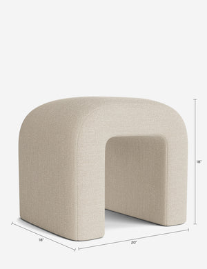 Tate Stool : Denim Vintage Velvet
