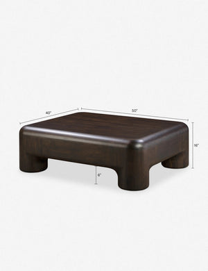 Bodnar Coffee Table : Dark Brown