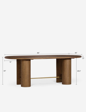 Brooks Dining Table by Black Birch Homes x Co.House Designs : Dark Oak