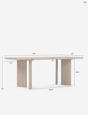 Crest Dining Table by Sun at Six : Sienna / 78
