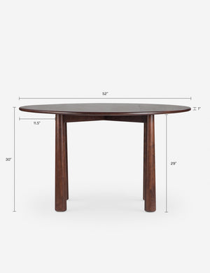 Dasch Dining Table : Brown