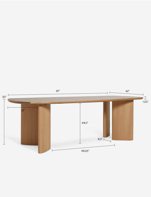 Elle Dining Table by Eny Lee Parker : Natural