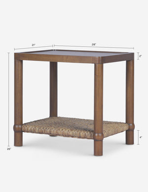 Gabriella Side Table by Amber Lewis x Four Hands : Brown