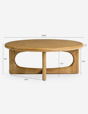 Hesh Round Coffee Table : Black