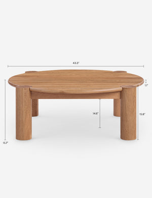 Hillcrest Round Coffee Table : Natural Oak