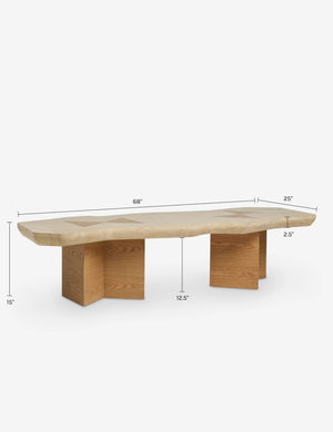 Kanto Coffee Table by Sarah Sherman Samuel : Travertine